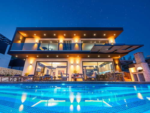  gece  -  Kasım
  | Kalkan İslamlar Lüks Villa (4 Kişilik, Deniz Manzaralı, Sinema Odalı, Çocuk Havuzlu)